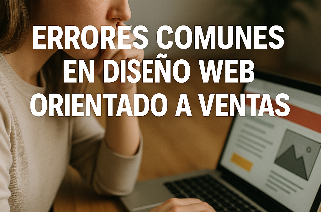 Errores comunes en diseño web orientado a ventas